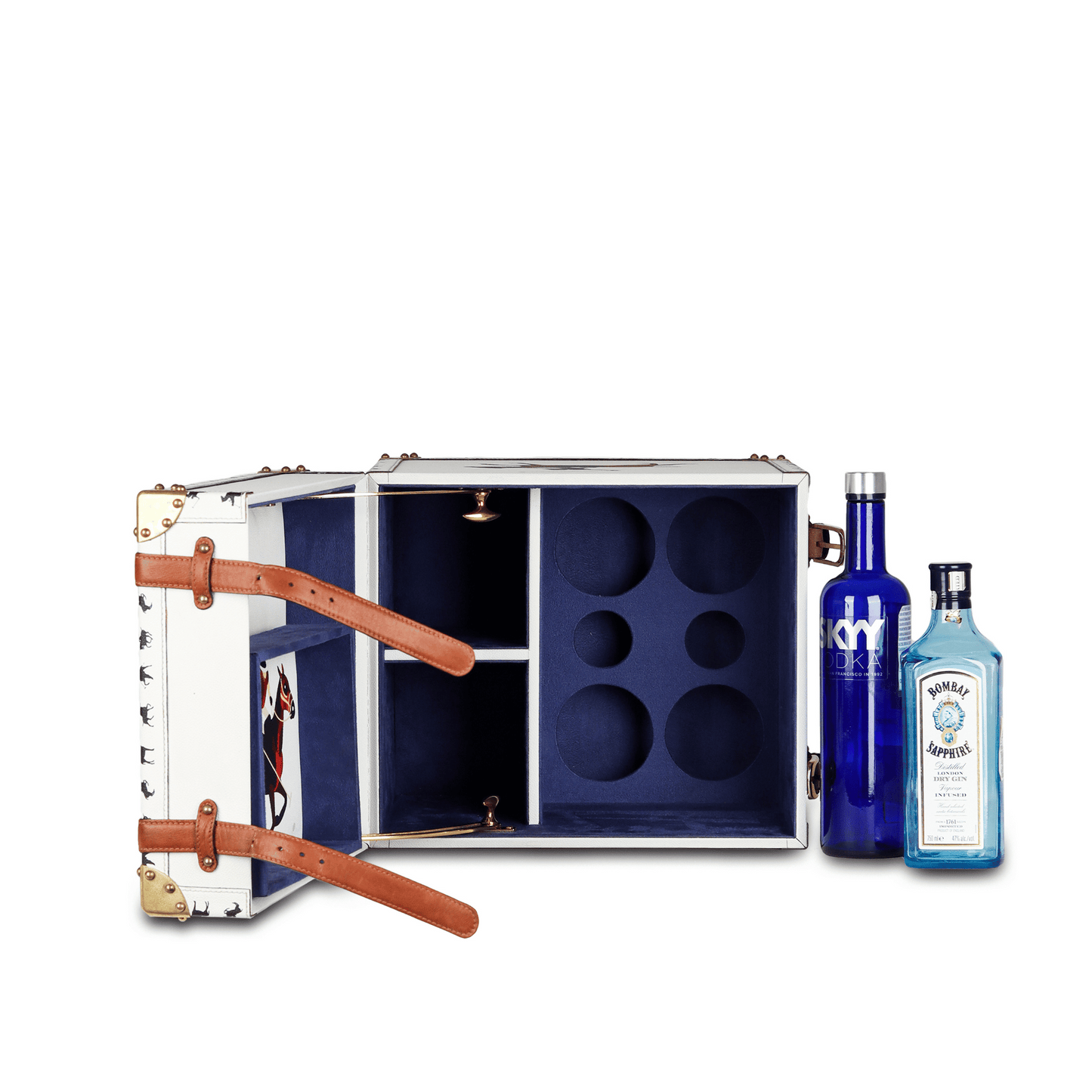Portable Brief Case Bar