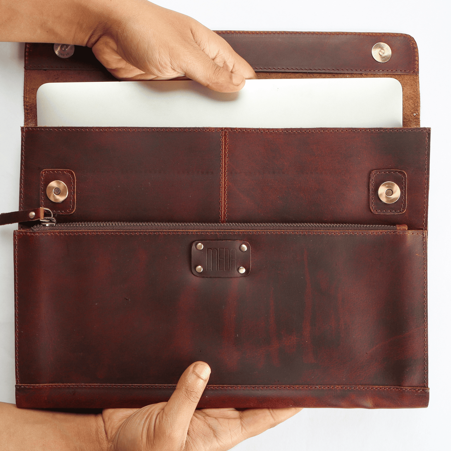 Compact Macbook Sleeve Sepia Wine