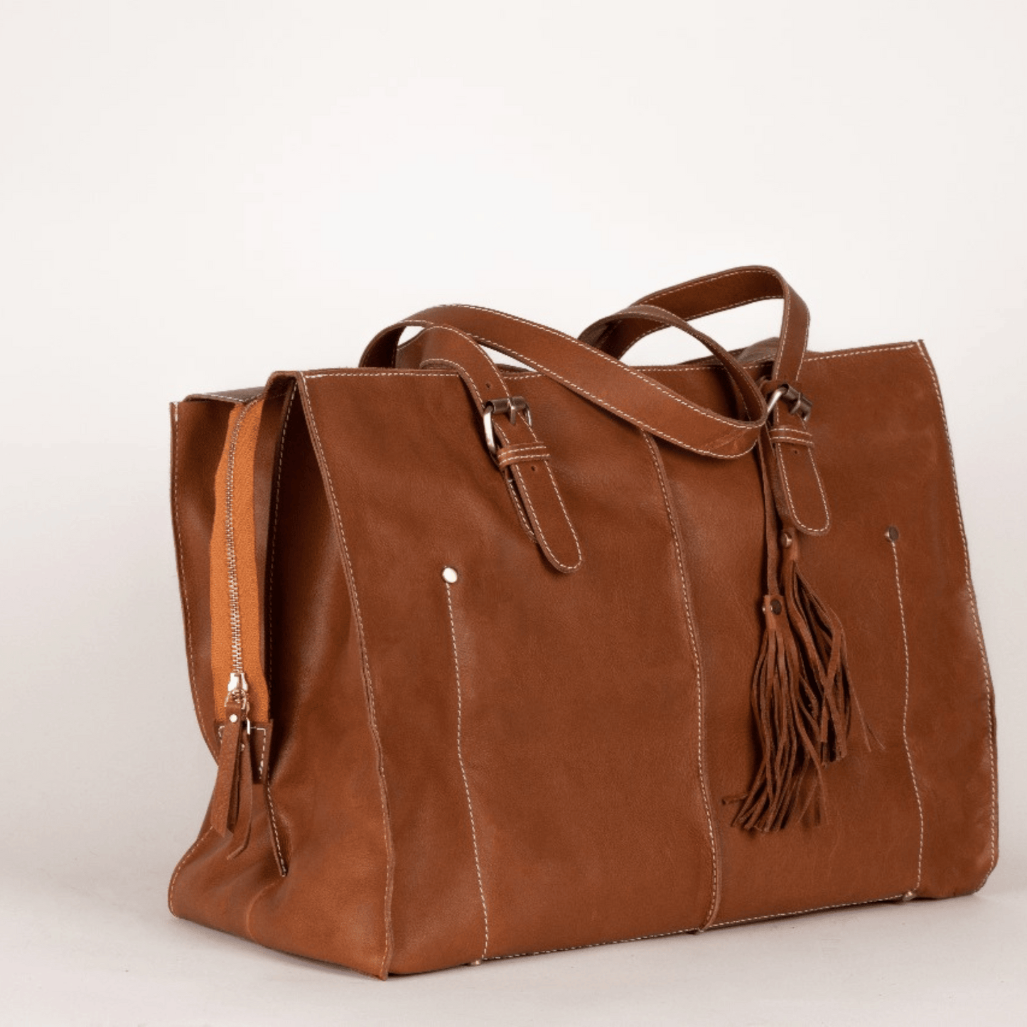 Shopper Tote Bag Big Size Tan Touch