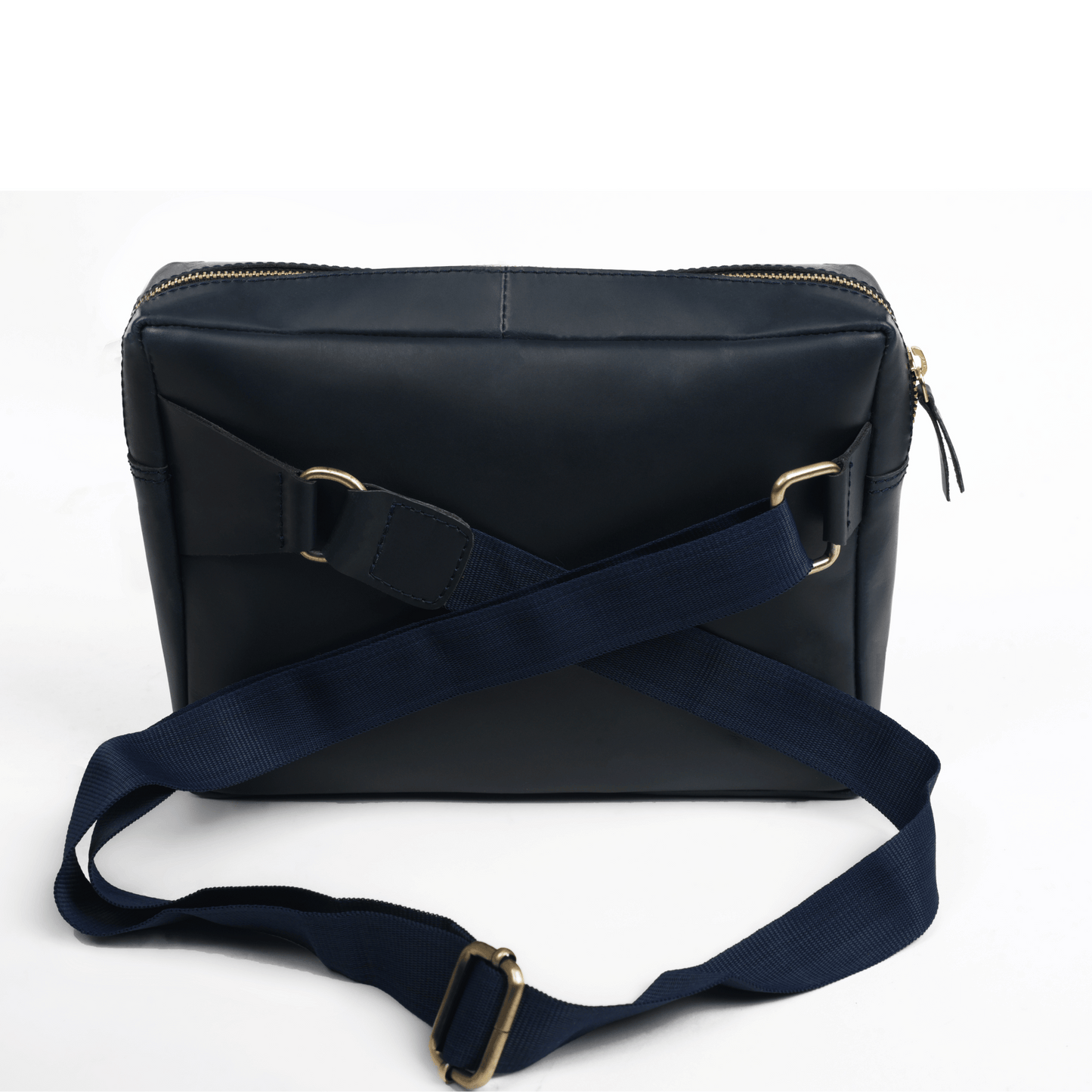 Get set rider Genuine Leather Chest Bag Midnight Blue