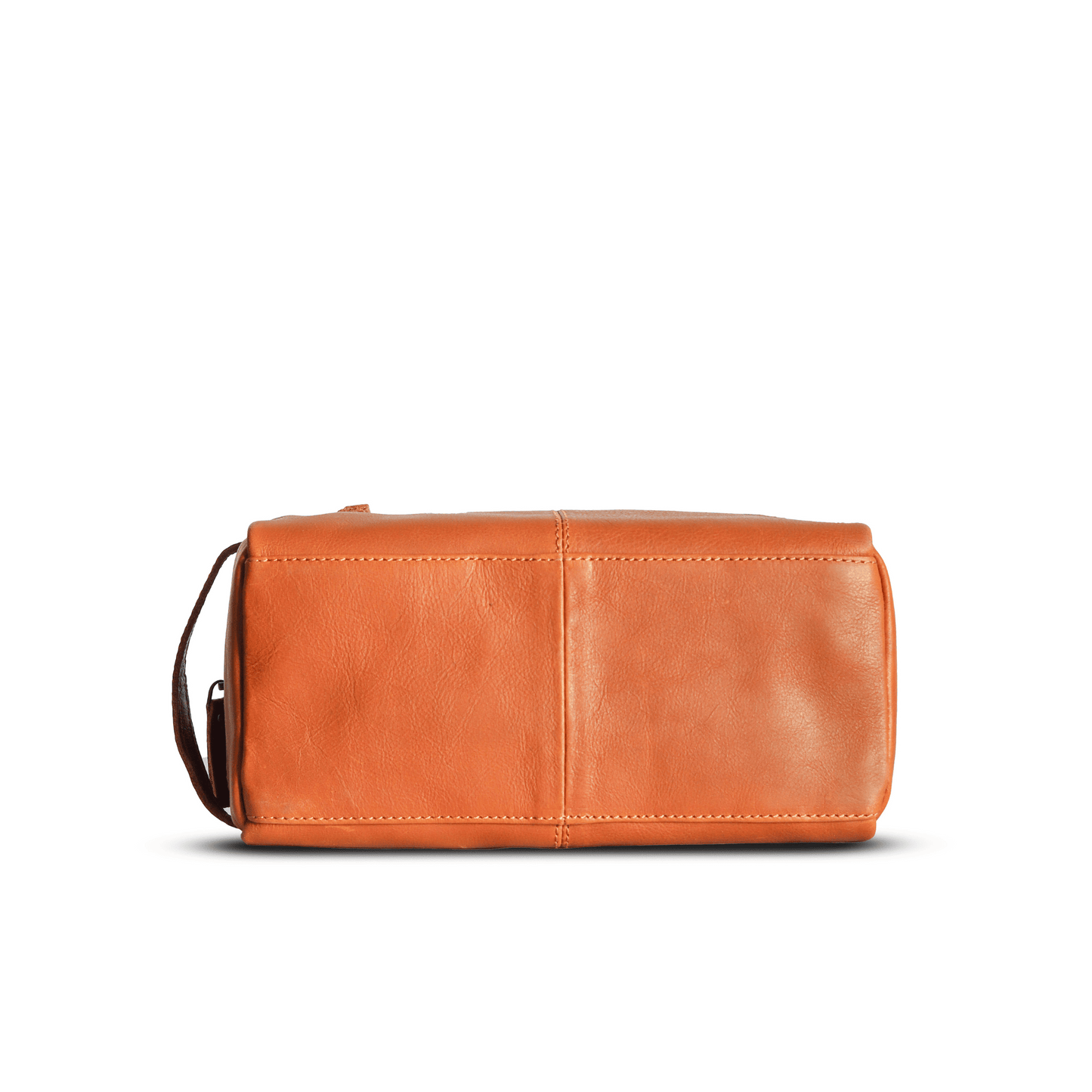 ON the go pouch Genuine Leather Tolietry Bag Tan Touch