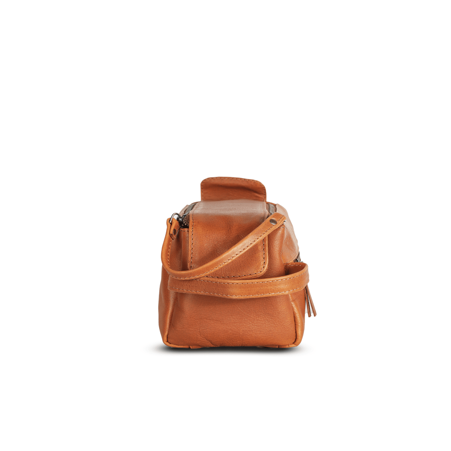Travel Mate Genuine Leather Tolietry Bag Tan Touch