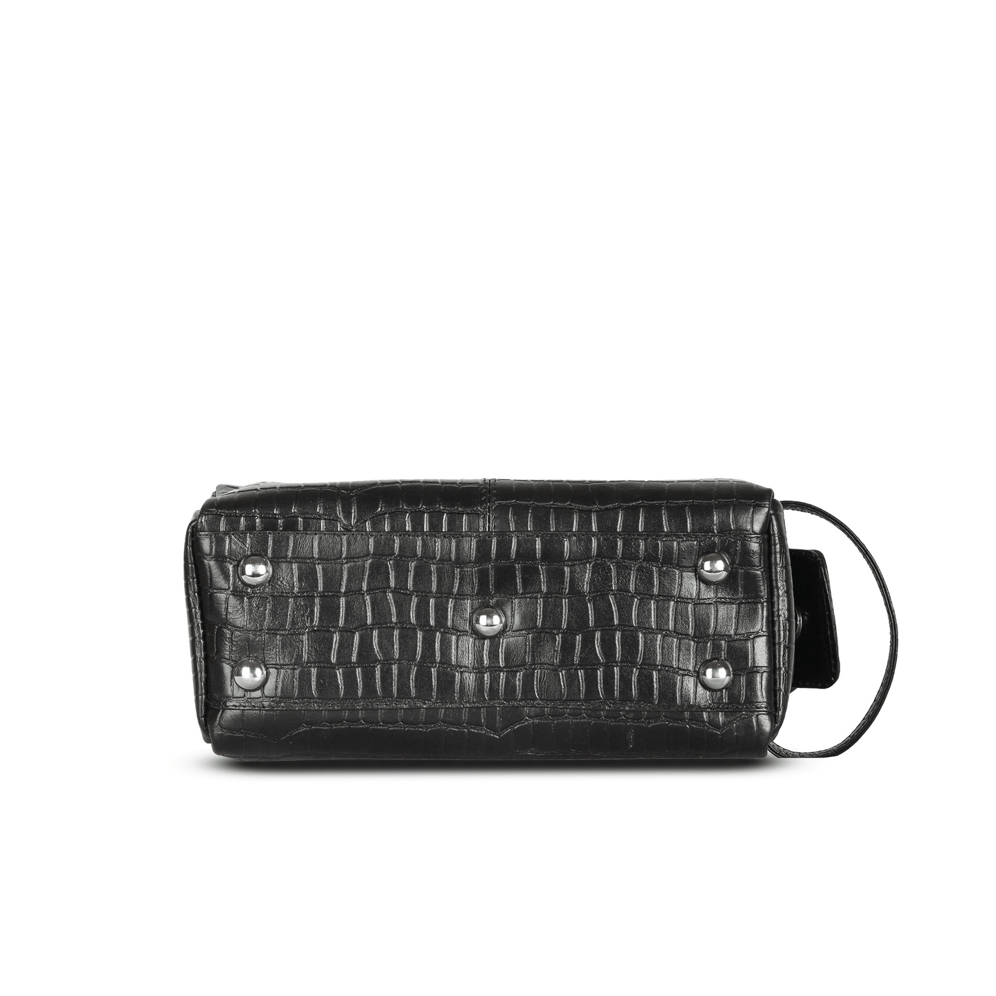 Travel Mate Genuine Leather Tolietry Bag Ebony Black