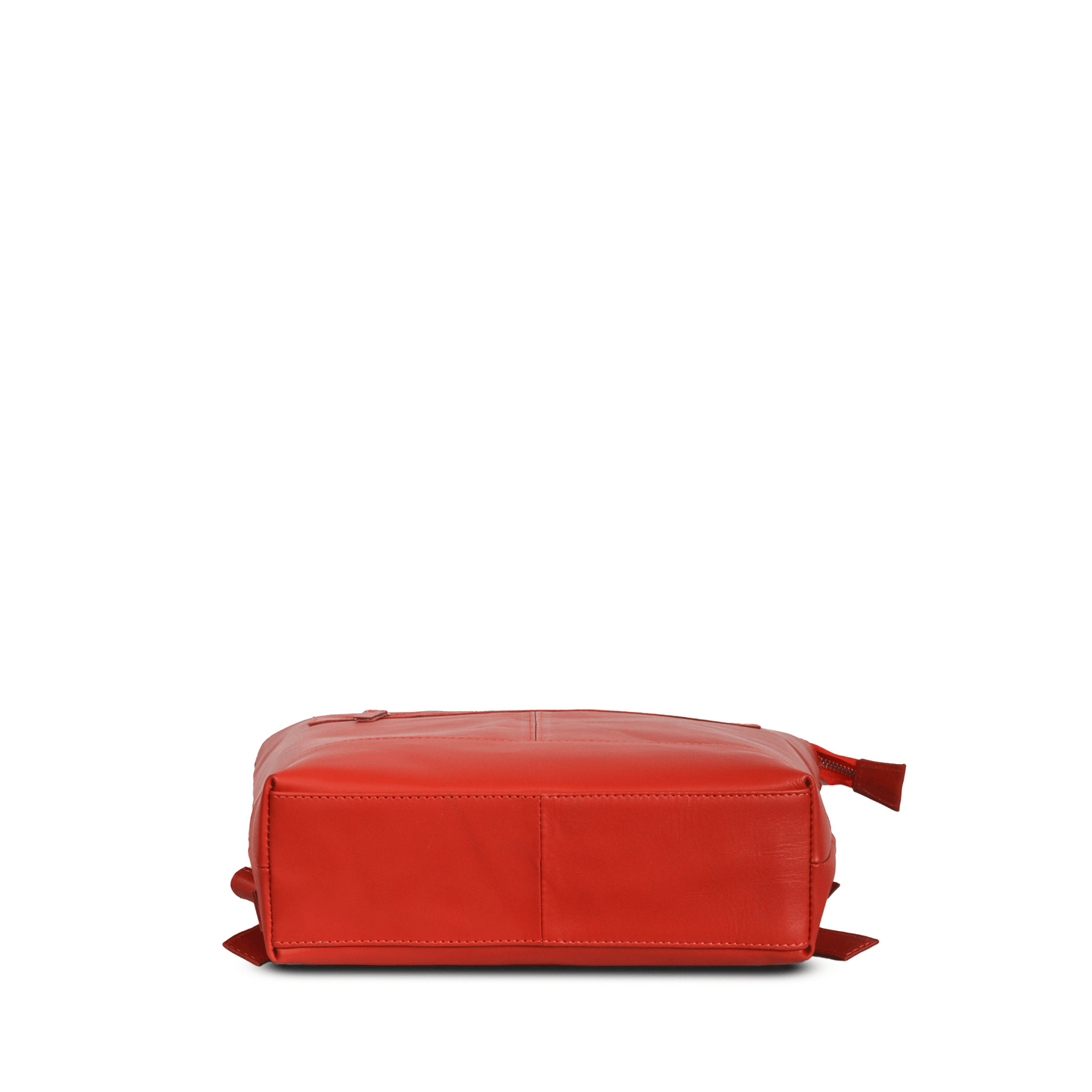 Techtrek Genuine Leather Bagpack Orange Touch