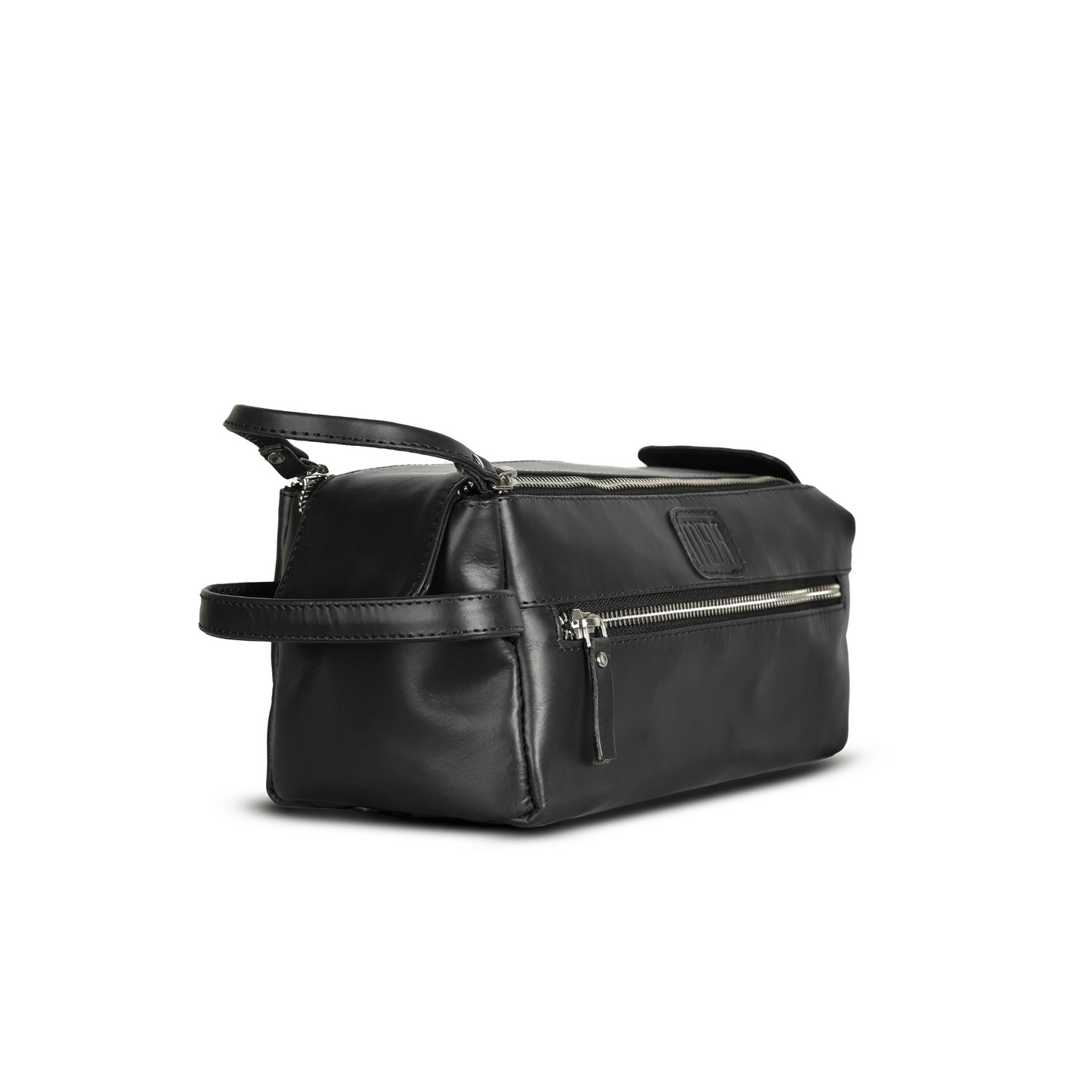 Travel Mate Genuine Leather Tolietry Bag Midnight Blue