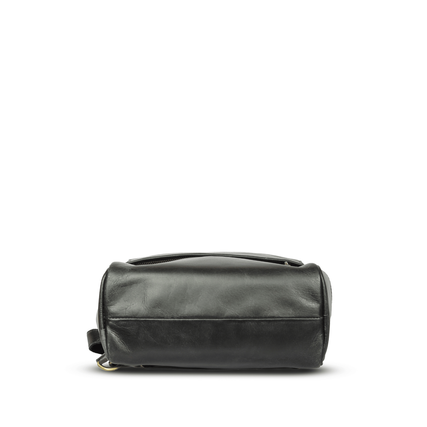 Little Luxe Genuine Leather Backpack Ebony Black