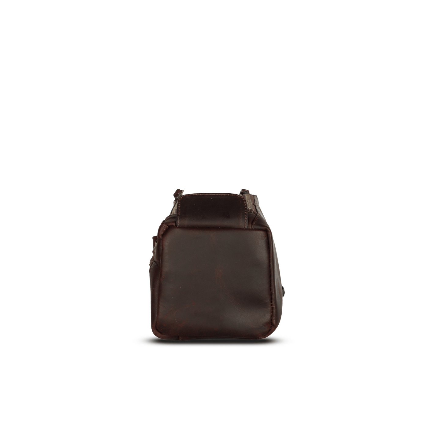 Travel Mate Genuine Leather Tolietry Bag Muddy Brown