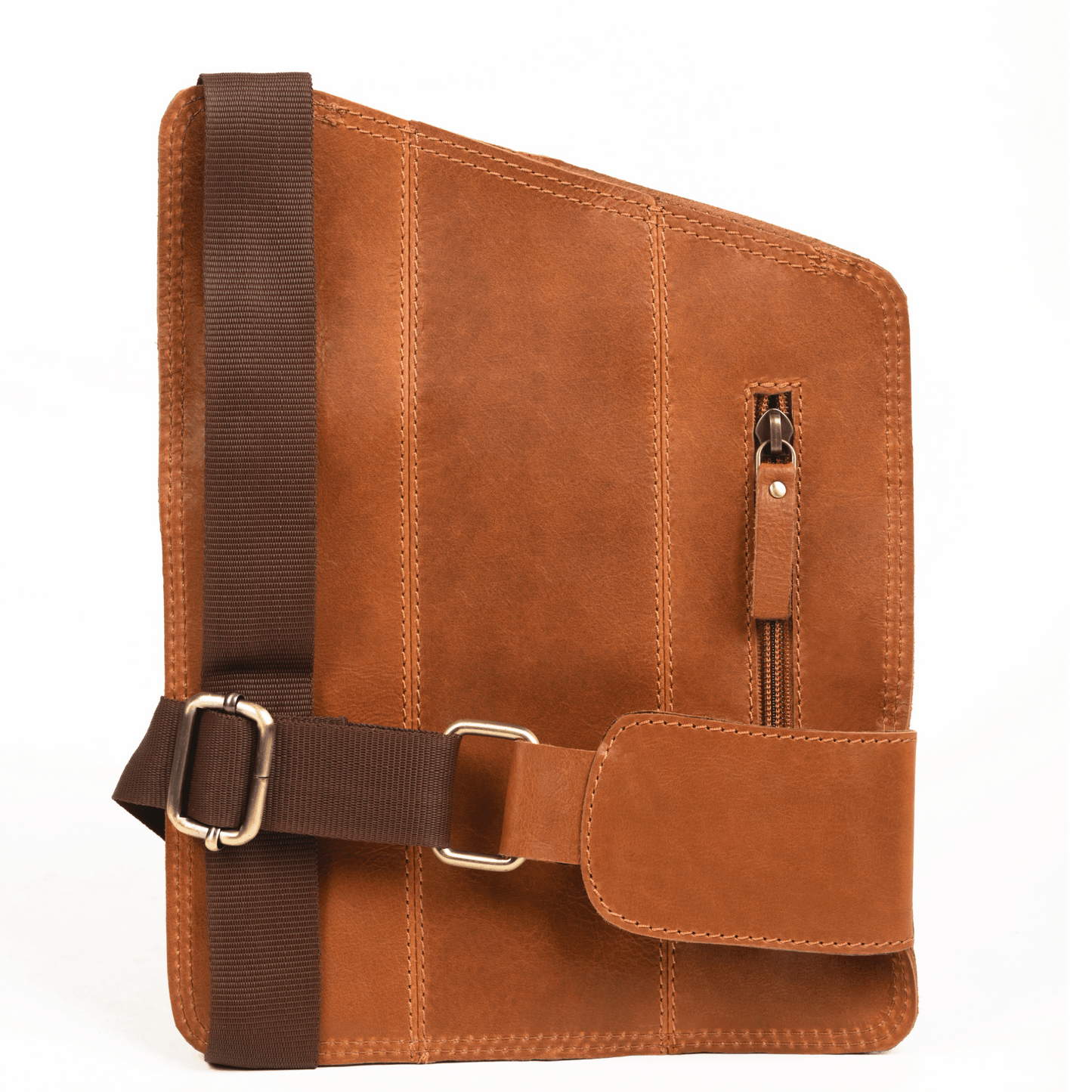 Mini Rover Genuine Leather Chest Bag Tan Touch
