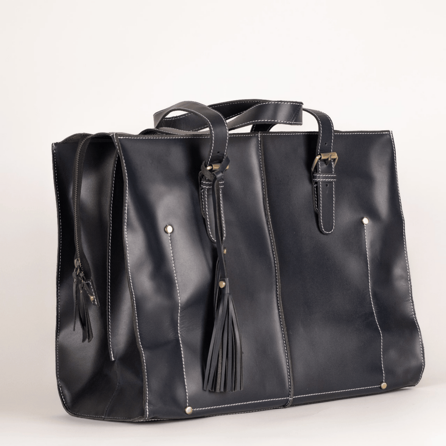 Shopper Tote Bag Big Size Midnight Blue