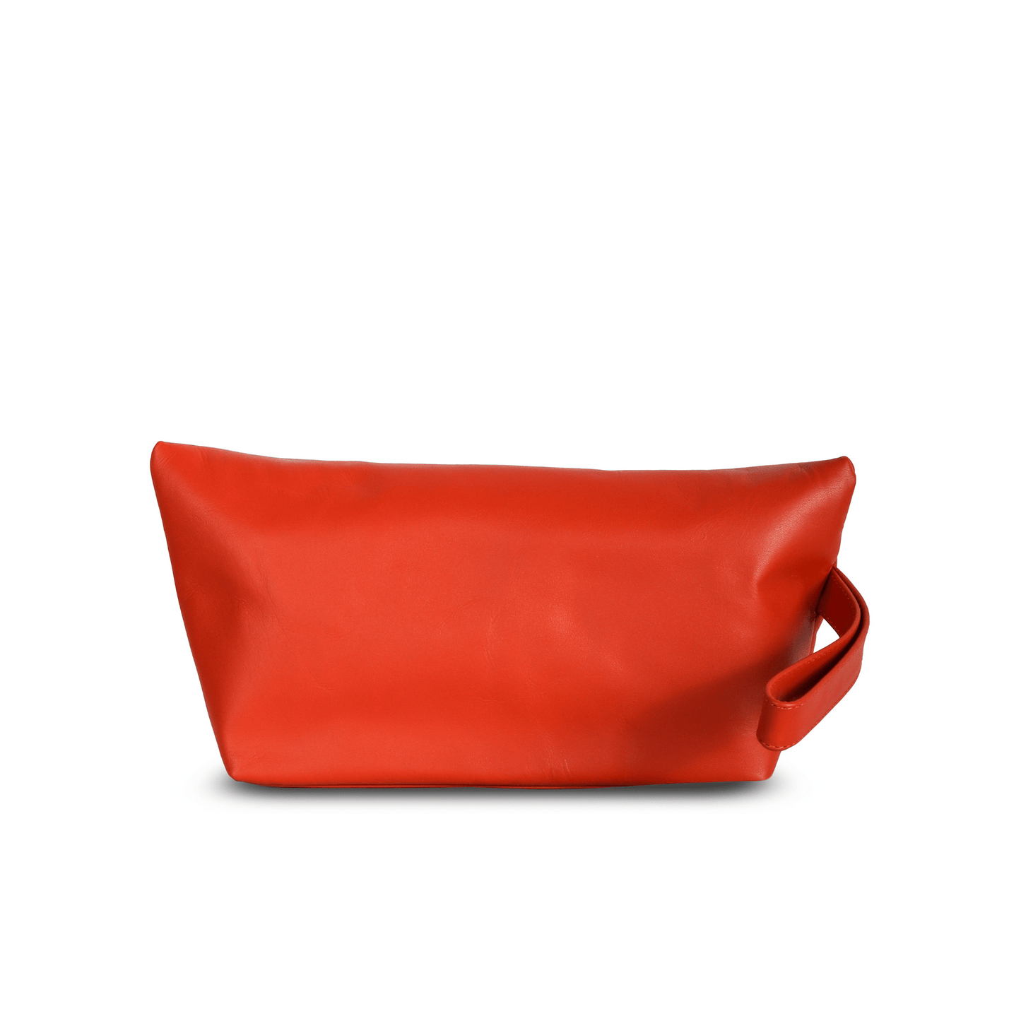 Carry Adventure Genuine Leather Makeup Pouch Orange Touch
