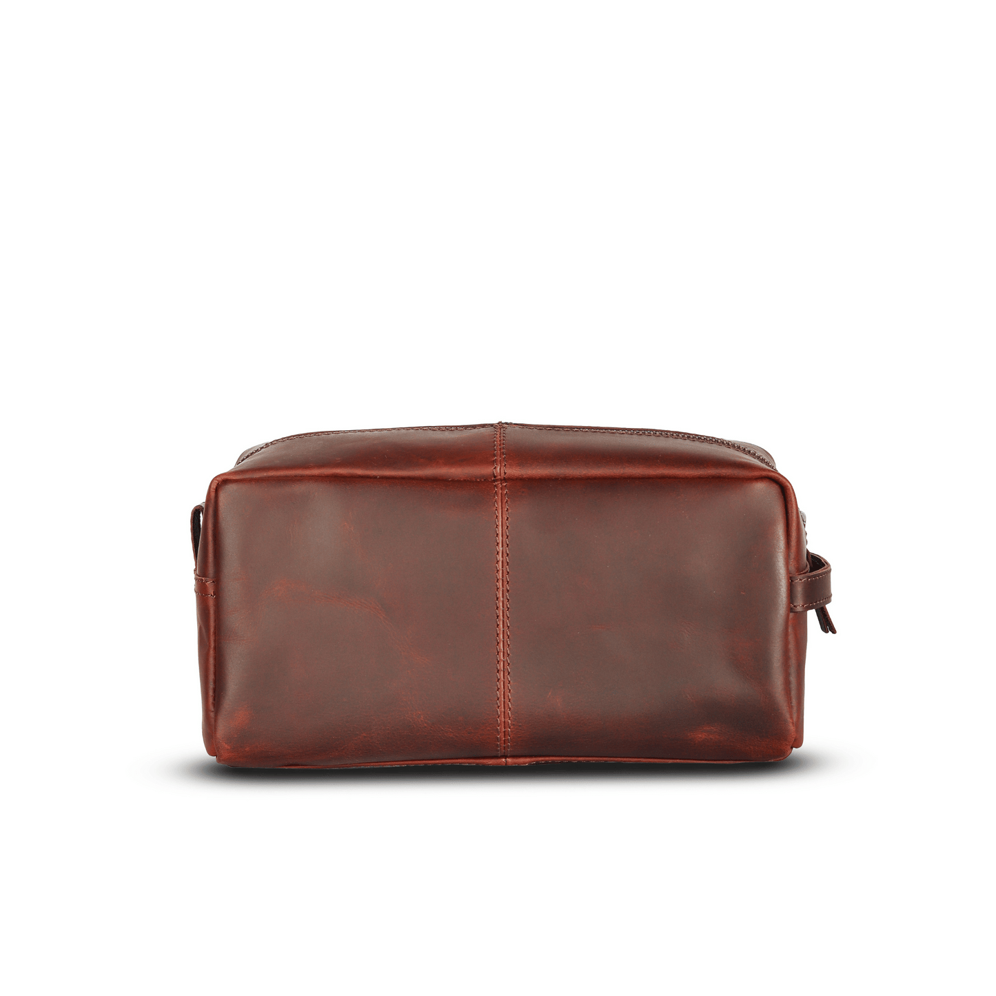 ON the go pouch Genuine Leather Tolietry Bag Sepia Wine