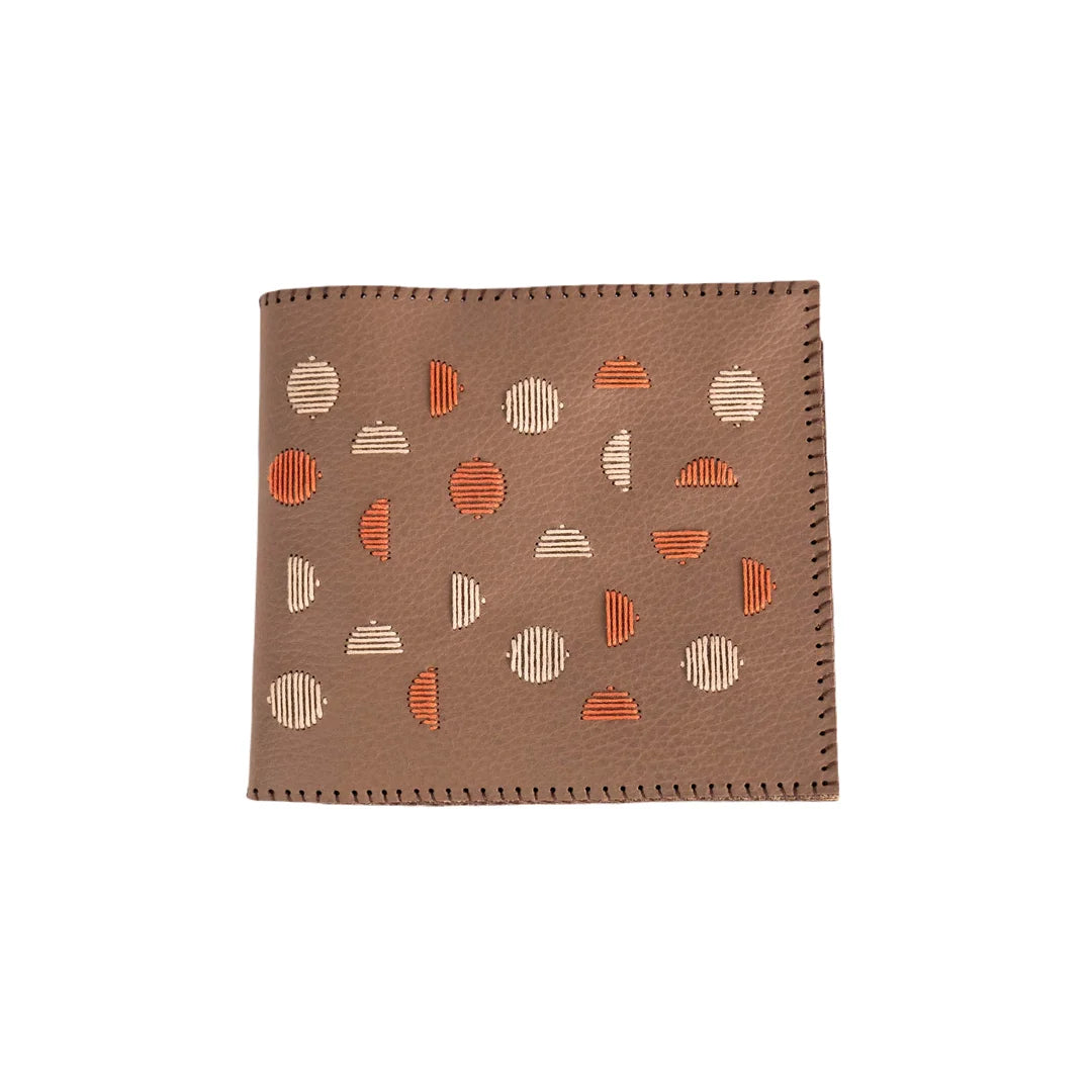 Hand Made And Upcycled Designer Wallets - Sunrise (Brown)