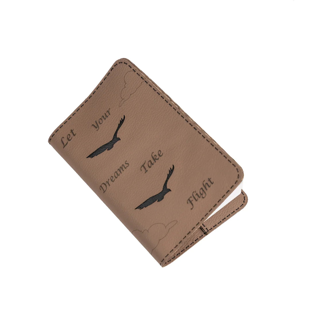 Upcycled-Hand Made-Passport-Cover - Fly Away