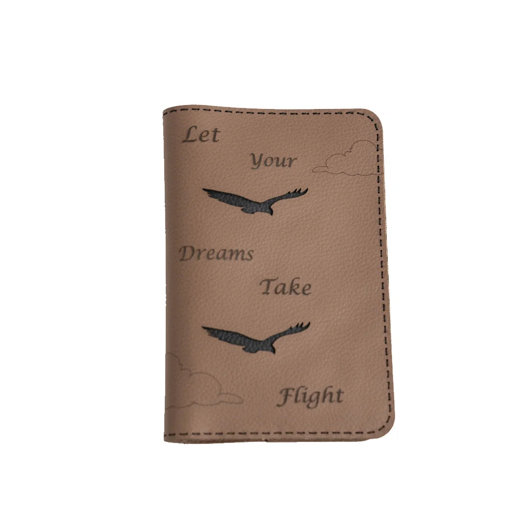 Upcycled-Hand Made-Passport-Cover - Fly Away