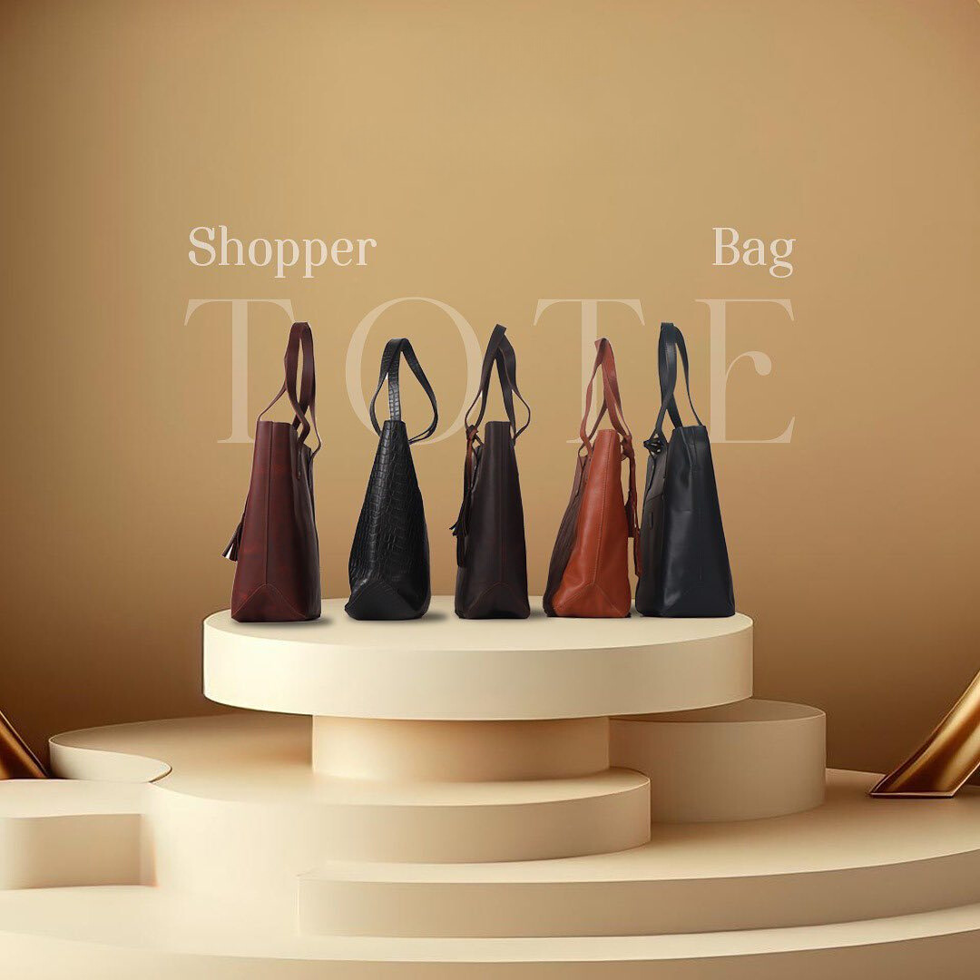 Shopper Tote Bag	Muddy Brown