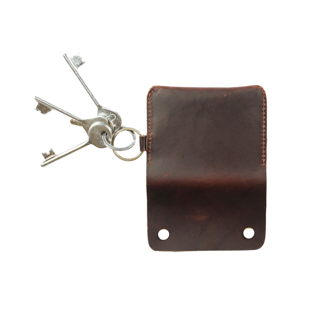 Grip Clip Card & Key Holder Muddy Brown