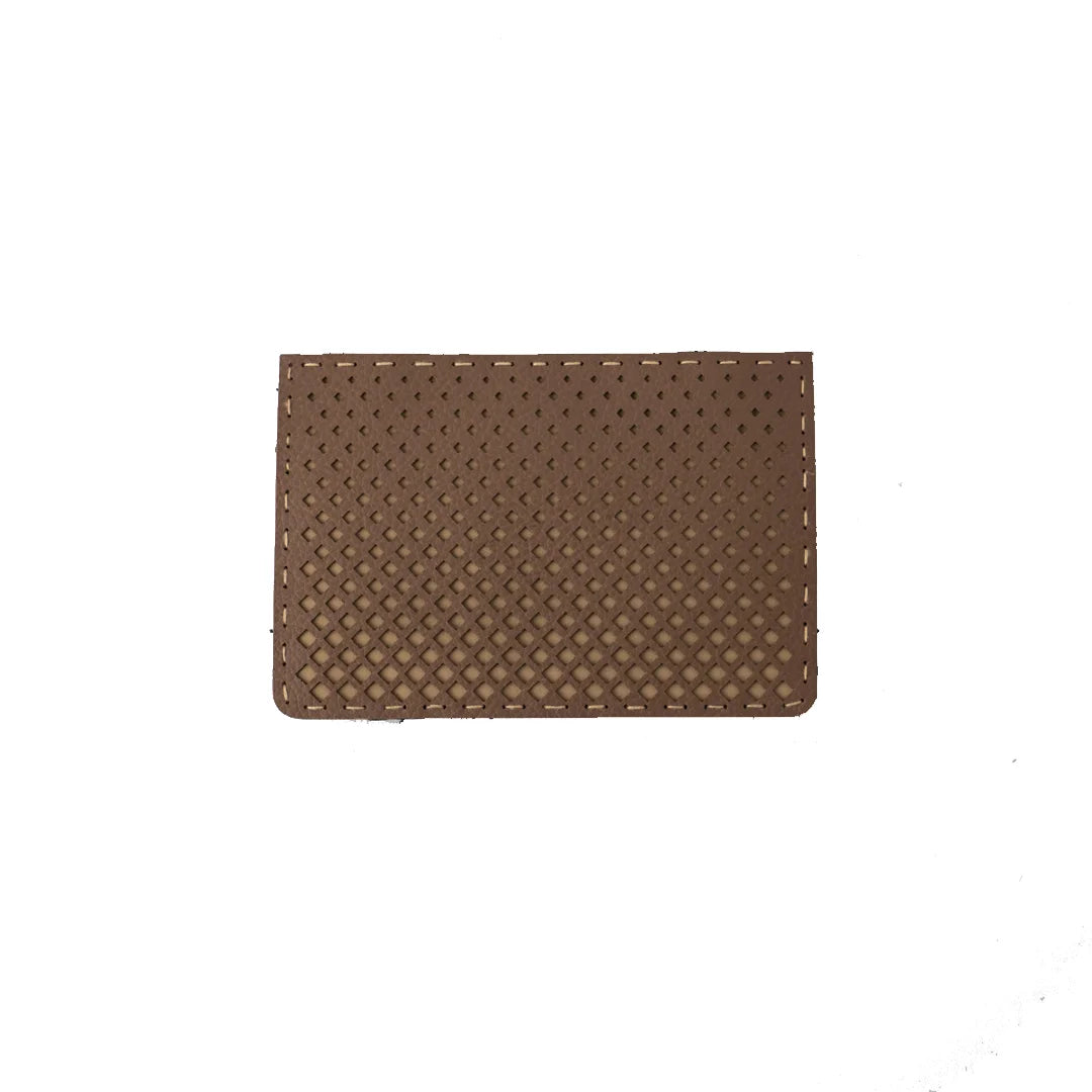 Handcrafted And Upcycled Card Cases - Polka (Black)