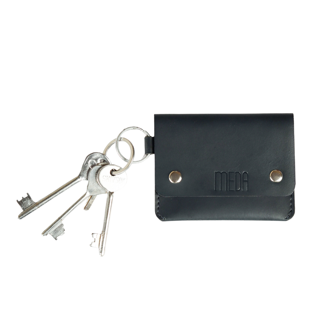 Grip Clip Card & Key Holder Sepia Wine