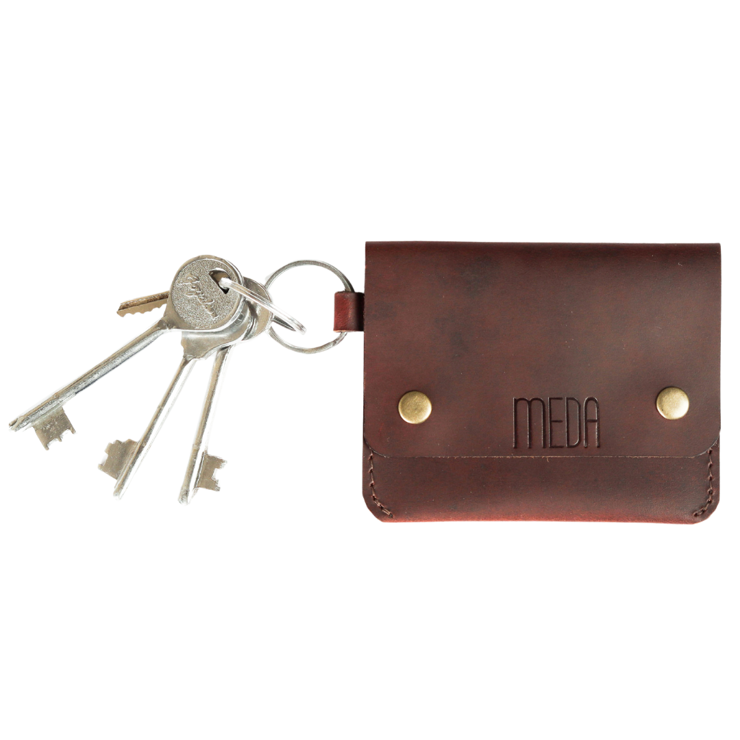 Grip Clip Card & Key Holder Muddy Brown