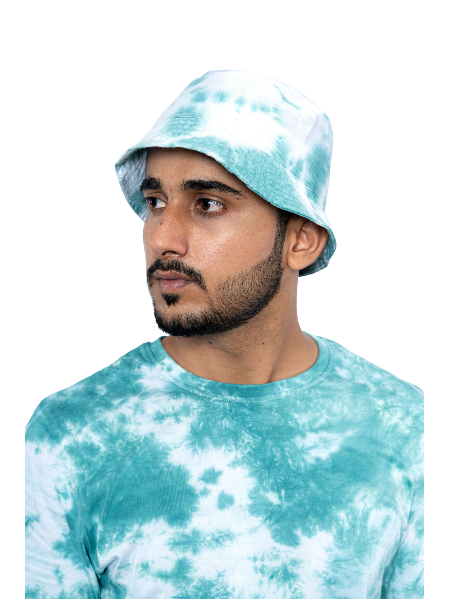 Blue Tie & Dye Bucket Hats - Men