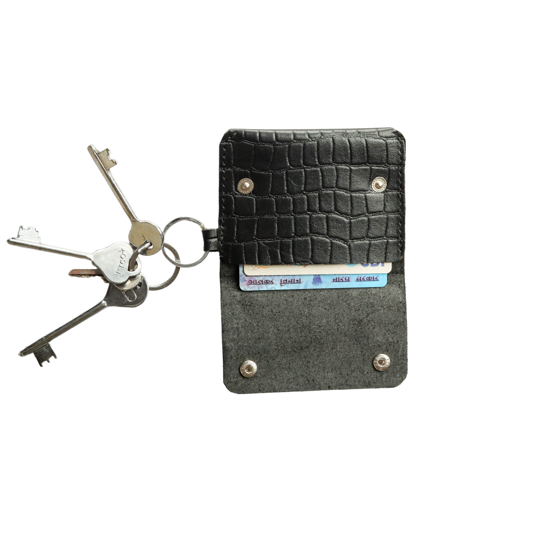 Grip Clip Card & Key Holder Ebony Black