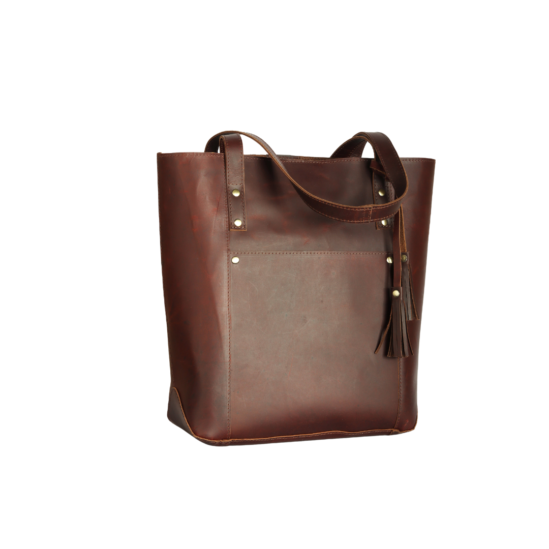 Shopper Tote Bag	Muddy Brown