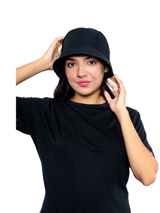 Black Tie & Dye Bucket Hats - Women